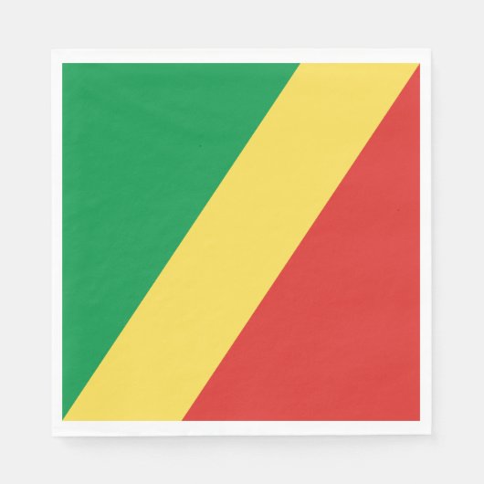 Vlag van de Republiek Congo Servet (Voorkant)