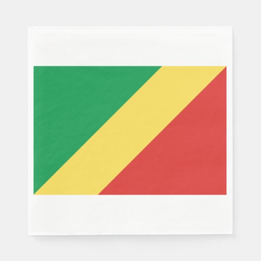 Vlag van de Republiek Congo Servet (Voorkant)