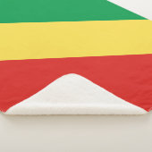 Vlag van de Republiek Congo Sherpa Deken (3/4)