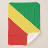 Vlag van de Republiek Congo Sherpa Deken (Voorkant)