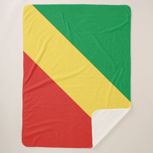 Vlag van de Republiek Congo Sherpa Deken (Voorkant)