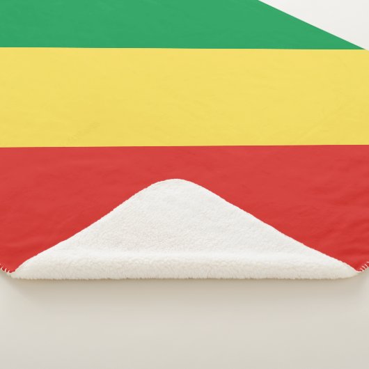 Vlag van de Republiek Congo Sherpa Deken (3/4)