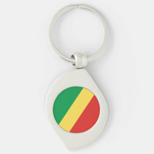 Vlag van de Republiek Congo Sleutelhanger