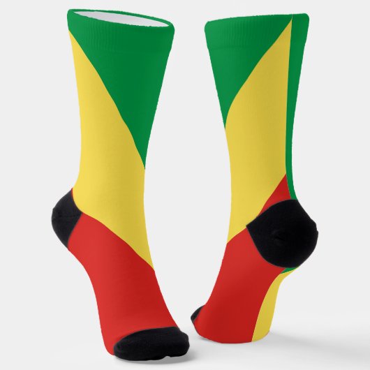 Vlag van de Republiek Congo Sokken (Gebogen)
