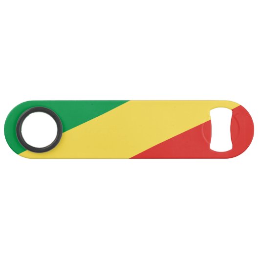 Vlag van de Republiek Congo Speed Flessenopener (Voorkant (Horizontaal))