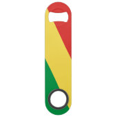 Vlag van de Republiek Congo Speed Flessenopener (Achterkant)