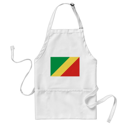 Vlag van de Republiek Congo Standaard Schort (Voorkant)