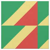 Vlag van de Republiek Congo Stof (Close Up)