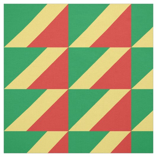 Vlag van de Republiek Congo Stof (Swatch)