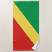 Vlag van de Republiek Congo Strandlaken (Voorkant)