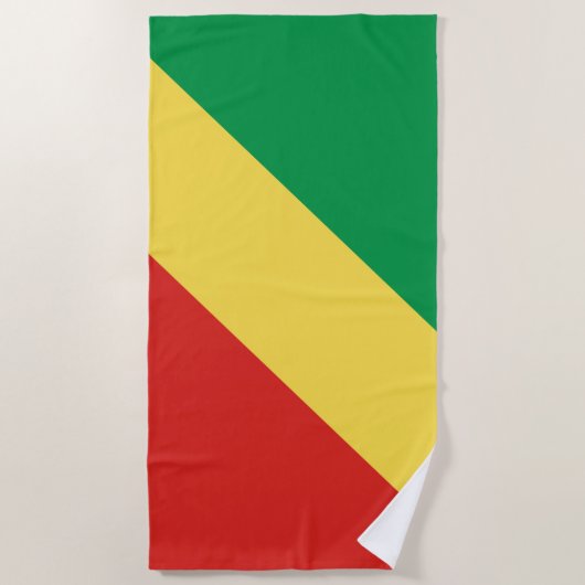 Vlag van de Republiek Congo Strandlaken (Voorkant)