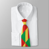 Vlag van de Republiek Congo Stropdas (Gebonden)