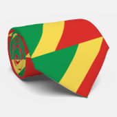 Vlag van de Republiek Congo Stropdas (Opgerold)