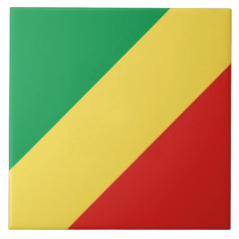 Vlag van de Republiek Congo Tegeltje