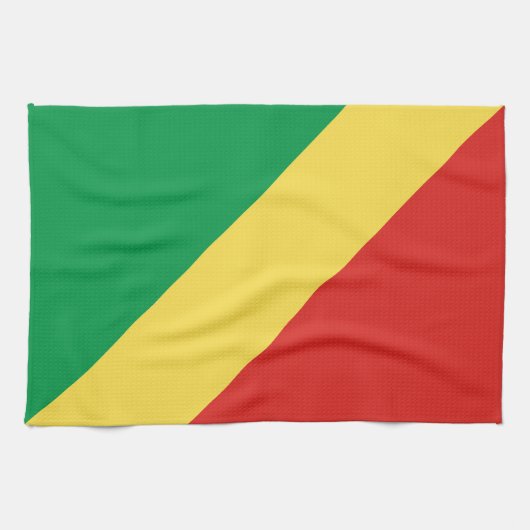 Vlag van de Republiek Congo Theedoek (Horizontaal)