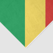 Vlag van de Republiek Congo Tissuepapier (Detail)