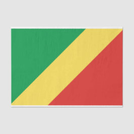Vlag van de Republiek Congo Tissuepapier