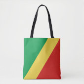 Vlag van de Republiek Congo Tote Bag (Voorkant)