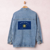 Vlag van de Republiek Congo, Vlag van Key West, Fl Denim Jacket (Hangar)