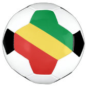 Vlag van de Republiek Congo Voetbal (Gedraaid)