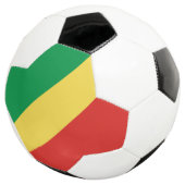 Vlag van de Republiek Congo Voetbal (Drie kwart)