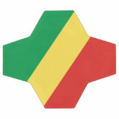 Vlag van de Republiek Congo Voetbal (Enkel)