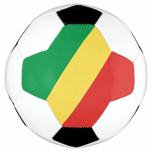 Vlag van de Republiek Congo Voetbal (Voorkant)