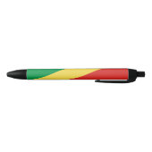 Vlag van de Republiek Congo Zwarte Inkt Pen (Bodem)