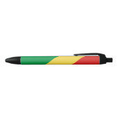Vlag van de Republiek Congo Zwarte Inkt Pen (Bovenkant)