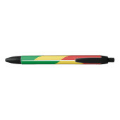 Vlag van de Republiek Congo Zwarte Inkt Pen (Achterkant)