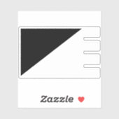 Vlag van de Republiek Cospaia (1440-1826) Sticker (Vel)