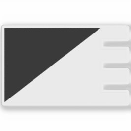 Vlag van de Republiek Cospaia (1440-1826) Sticker