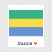 Vlag van de Republiek Gabon Sticker (Vel)