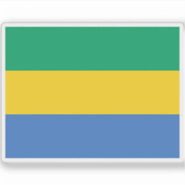 Vlag van de Republiek Gabon Sticker