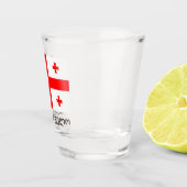 Vlag van de Republiek Georgië Shot Glas (Rechts)
