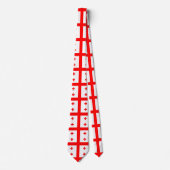 Vlag van de Republiek Georgië Stropdas (Voorkant)