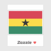 Vlag van de Republiek Ghana Sticker (Vel)