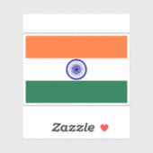 Vlag van de Republiek India Sticker (Vel)