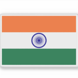 Vlag van de Republiek India Sticker