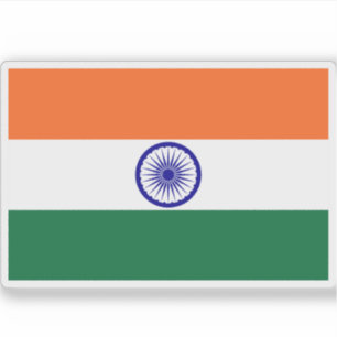 Vlag van de Republiek India Sticker