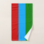 Vlag van de Republiek Karelië Bad Handdoek (Handdoek)