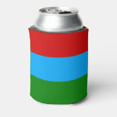 Vlag van de Republiek Karelië Blikjeskoeler (Blikje Achterkant)