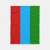 Vlag van de Republiek Karelië Fleece Deken (Voorkant)