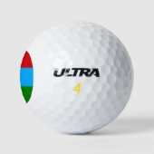 Vlag van de Republiek Karelië Golfballen (Logo)