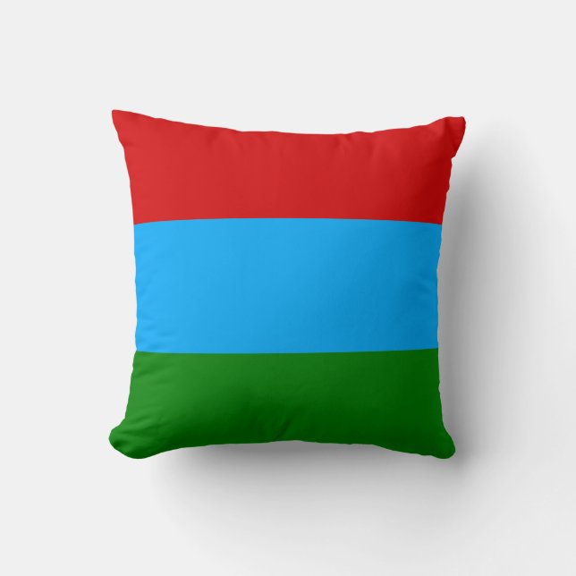 Vlag van de Republiek Karelië Kussen (Voorkant)