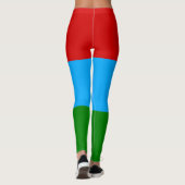 Vlag van de Republiek Karelië Leggings (Achterkant)
