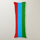 Vlag van de Republiek Karelië Lichaamskussen (Voorkant Verticaal)