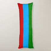 Vlag van de Republiek Karelië Lichaamskussen (Achterkant (Verticaal))