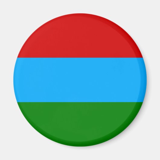 Vlag van de Republiek Karelië Magneet (Voorkant)