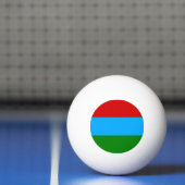 Vlag van de Republiek Karelië Pingpongbal (Net)